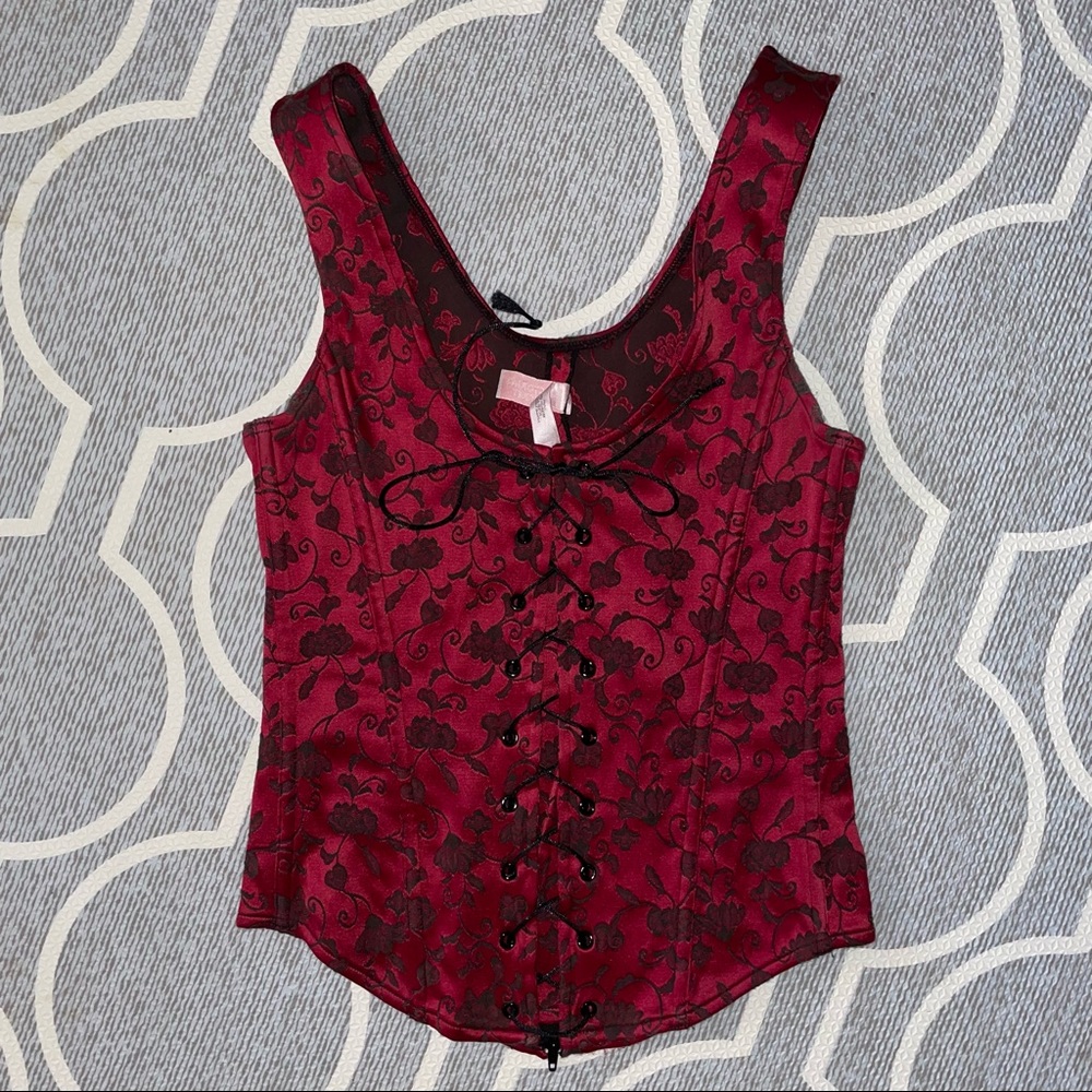 Victoria’s Secret Red/Black Corset